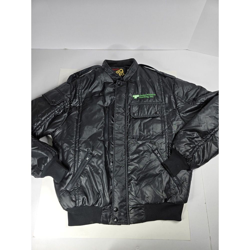 Rare Vintage King Louie Pro Fit Puffer Trucker Jacket Men's L Large Made In USA